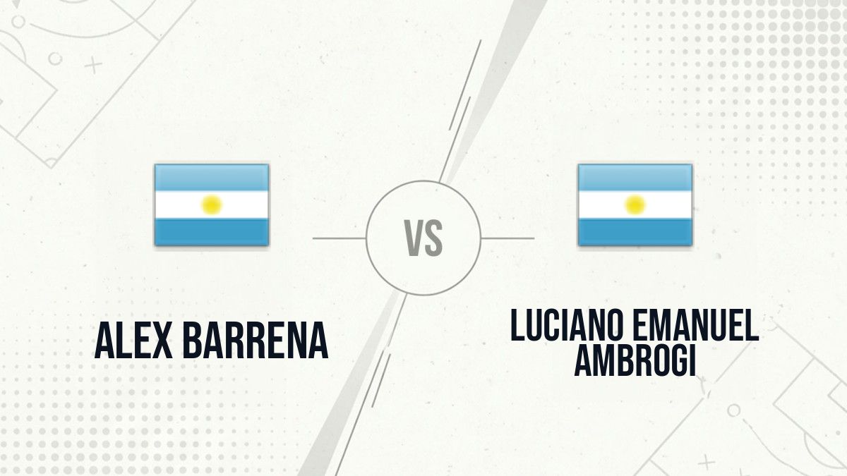 Pronostic Alex Barrena Luciano Emanuel Ambrogi