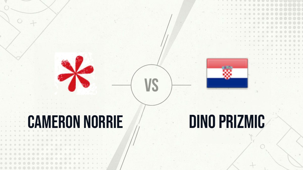 Pronostic Cameron Norrie Dino Prizmic