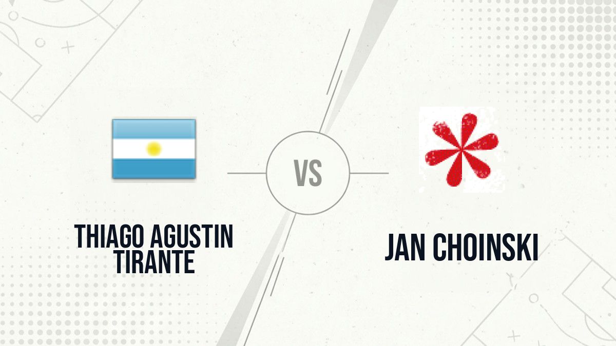 Pronostic Thiago Agustin Tirante Jan Choinski