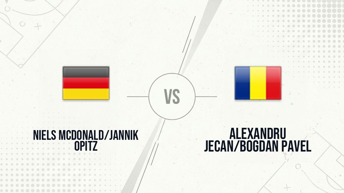 Pronostic Niels McDonald/Jannik Opitz Alexandru Jecan/Bogdan Pavel