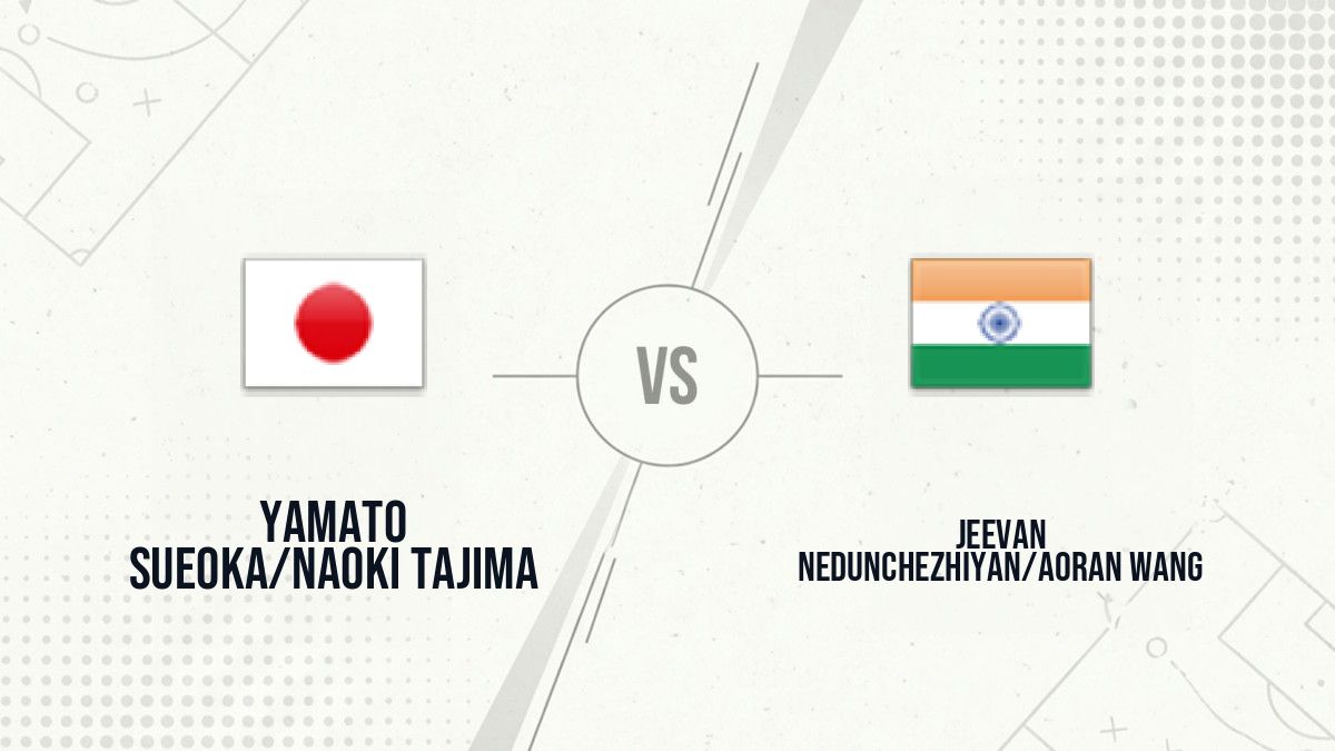 Pronostic Yamato Sueoka/Naoki Tajima Jeevan Nedunchezhiyan/Aoran Wang