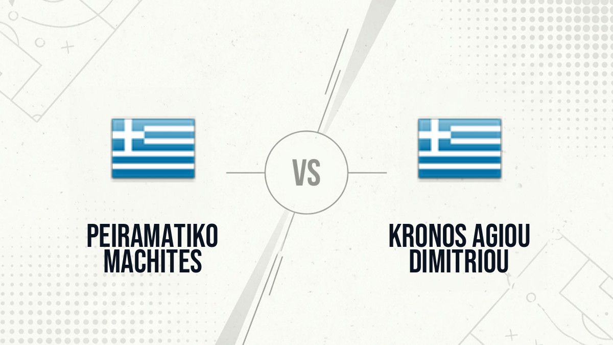 Pronostic Peiramatiko Machites Kronos Agiou Dimitriou