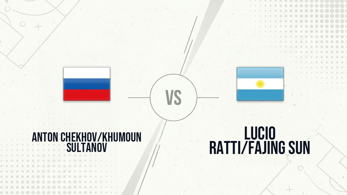 Pronostic Anton Chekhov/Khumoun Sultanov Lucio Ratti/Fajing Sun