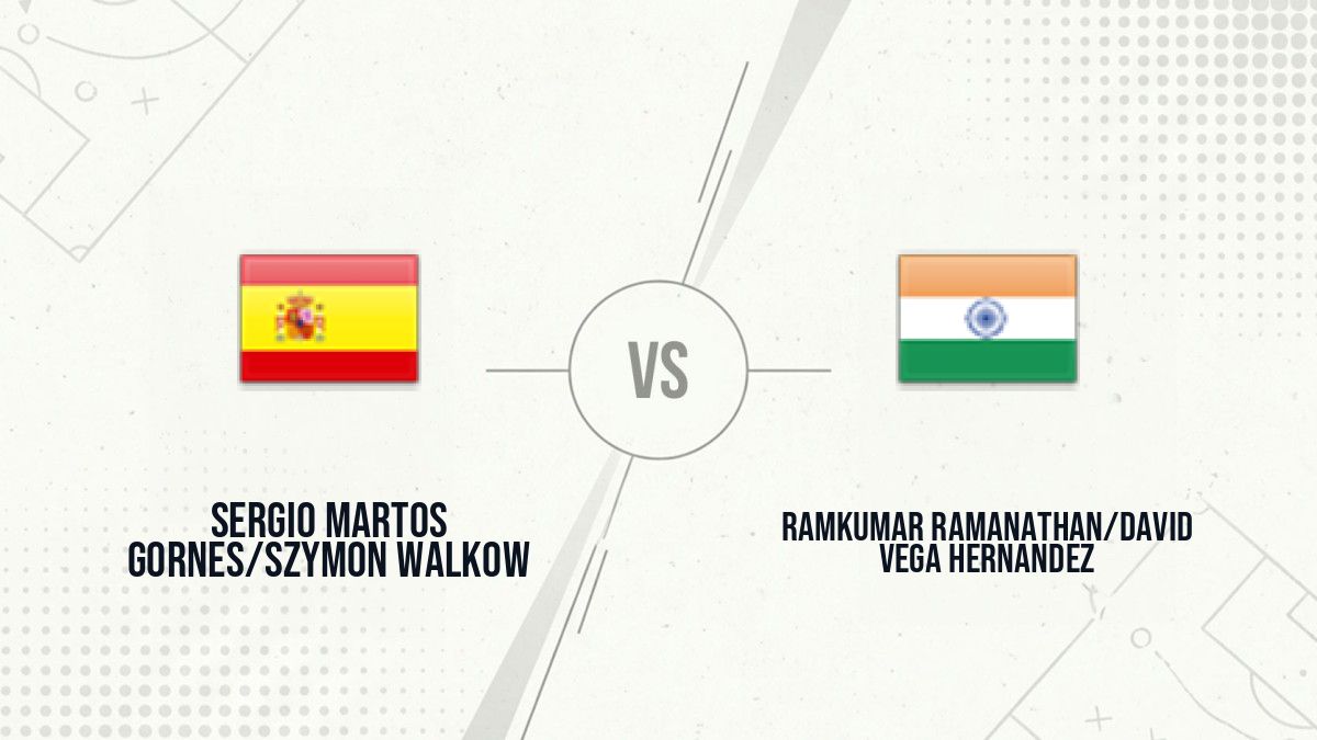 Pronostic Sergio Martos Gornes/Szymon Walkow Ramkumar Ramanathan/David Vega Hernandez