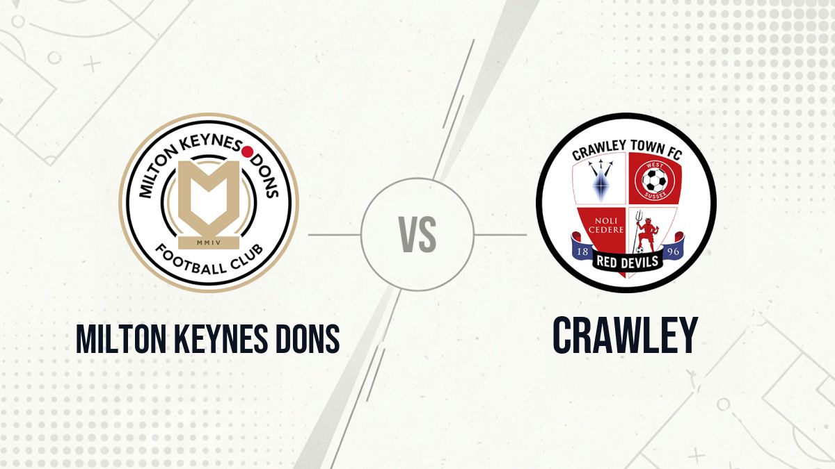 Pronostic Milton Keynes Dons Crawley