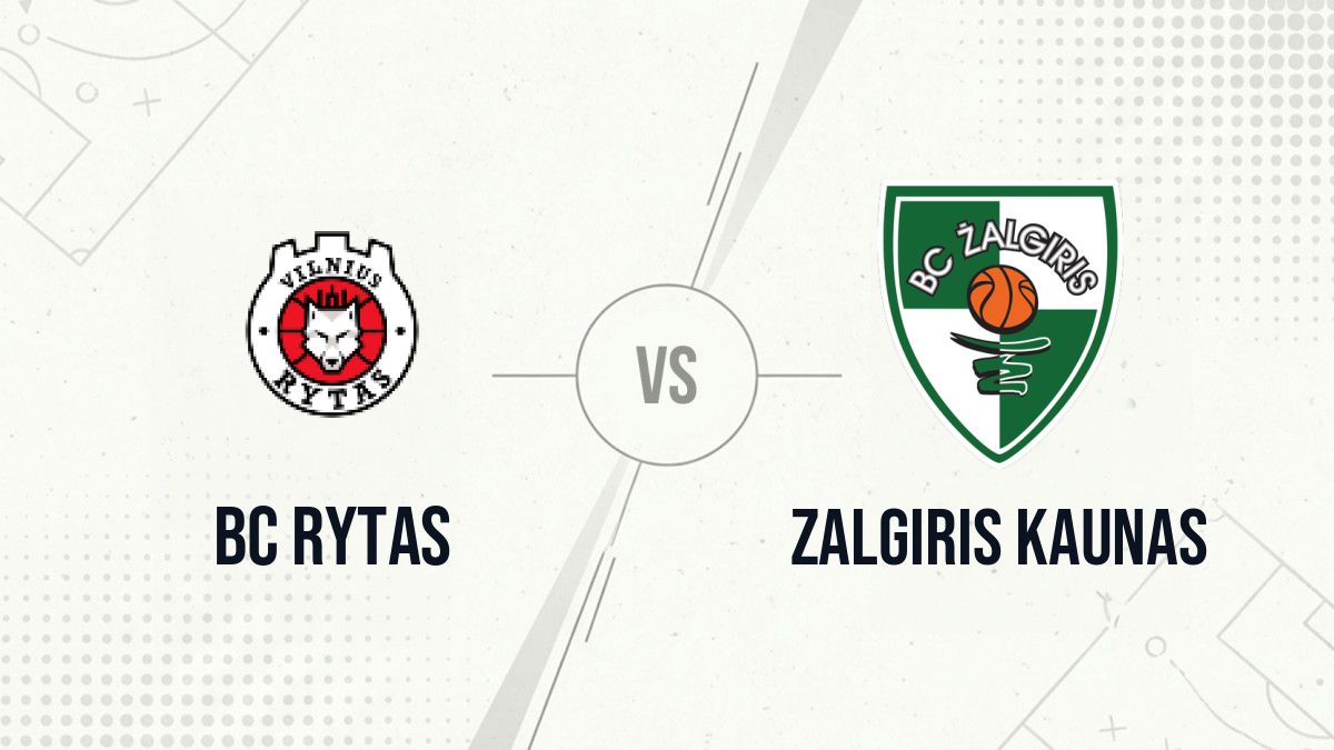 Pronostic BC Rytas Zalgiris Kaunas