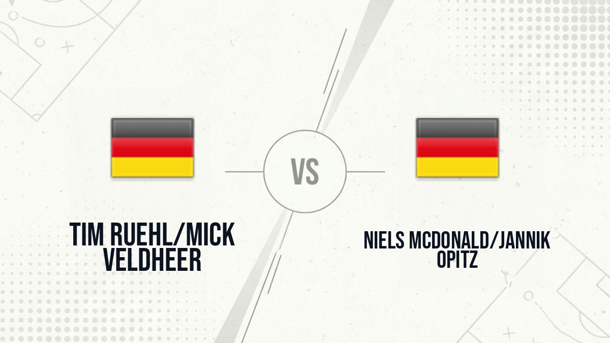 Pronostic Tim Ruehl/Mick Veldheer Niels McDonald/Jannik Opitz
