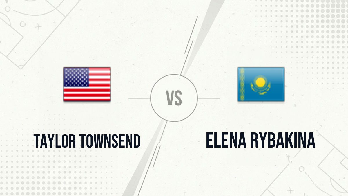 Pronostic Taylor Townsend Elena Rybakina