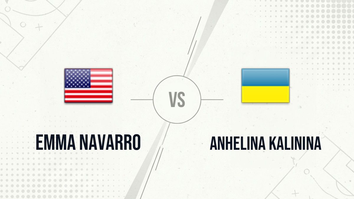 Pronostic Emma Navarro Anhelina Kalinina