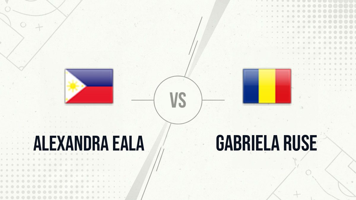 Pronostic Alexandra Eala Gabriela Ruse