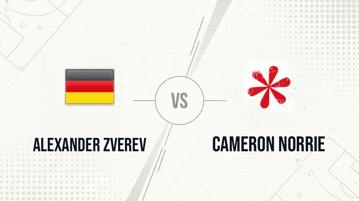 Pronostic Alexander Zverev Cameron Norrie