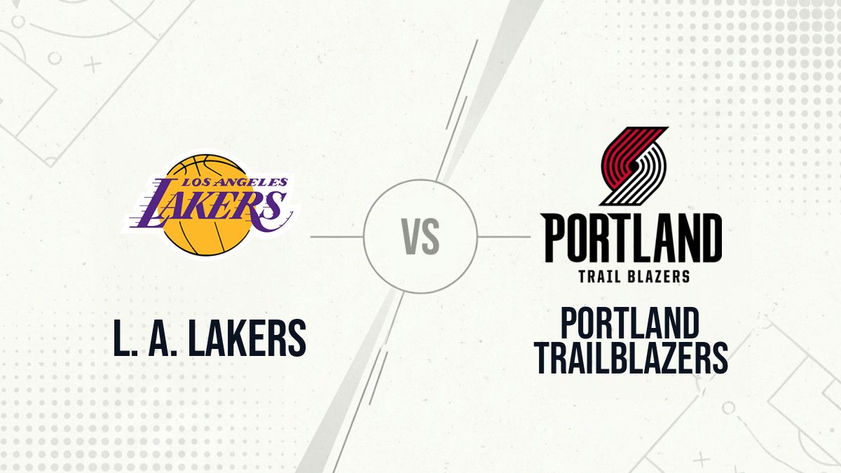 Pronostic L. A. Lakers Portland Trailblazers