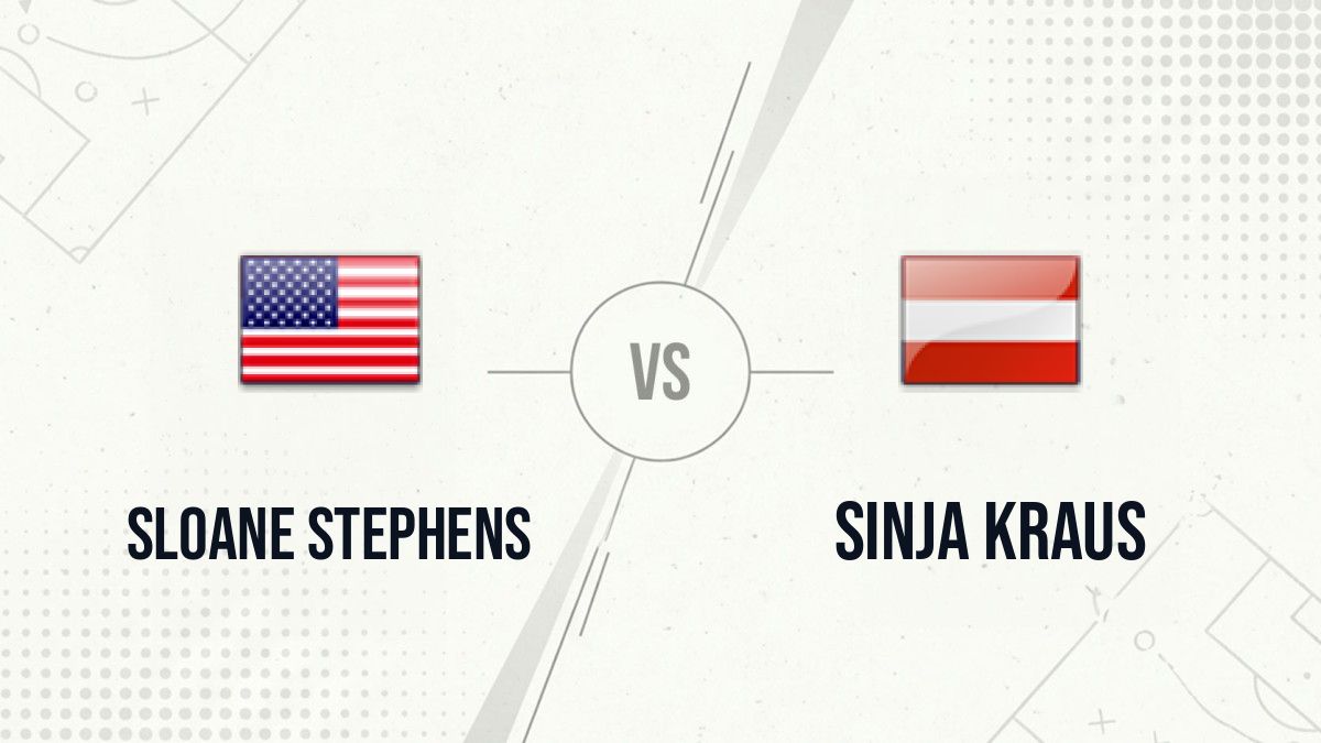 Pronostic Sloane Stephens Sinja Kraus