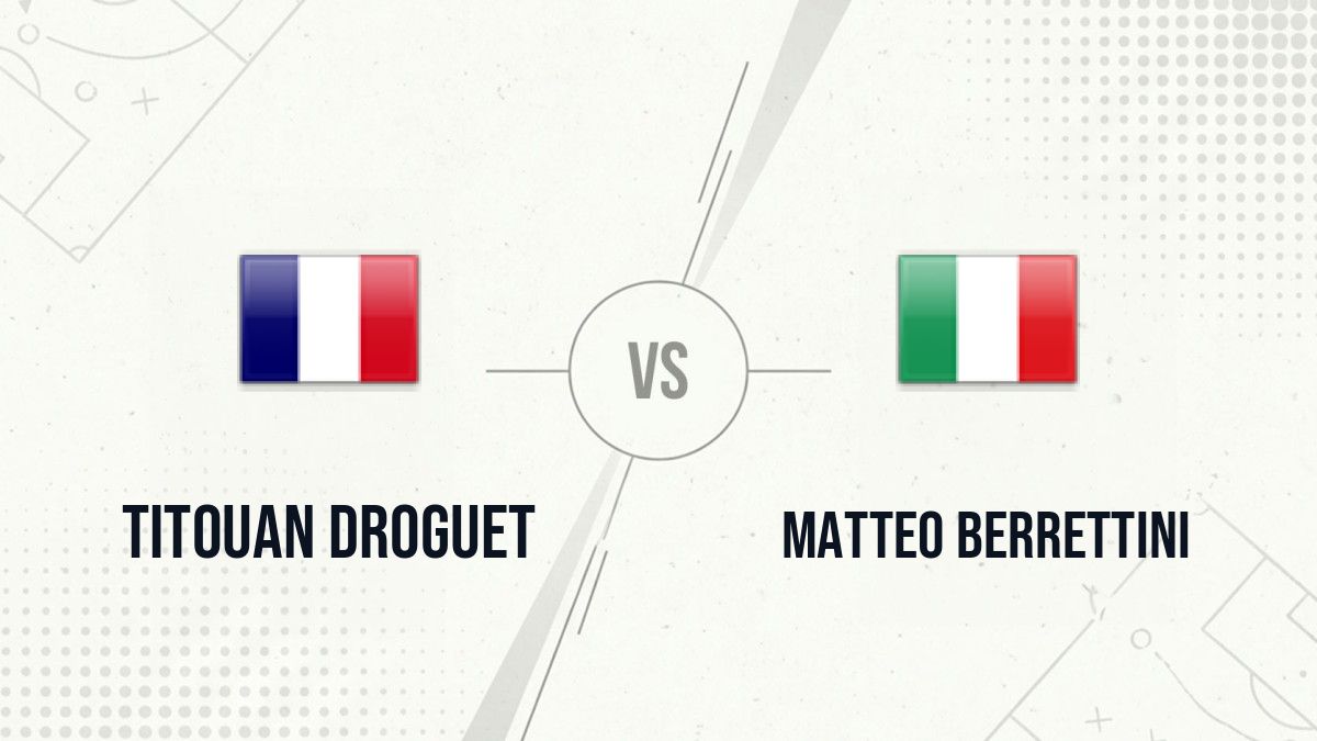 Pronostic Titouan Droguet Matteo Berrettini