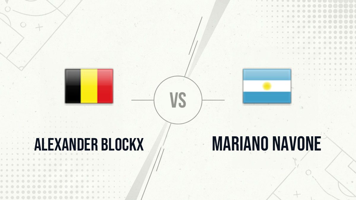 Pronostic Alexander Blockx Mariano Navone