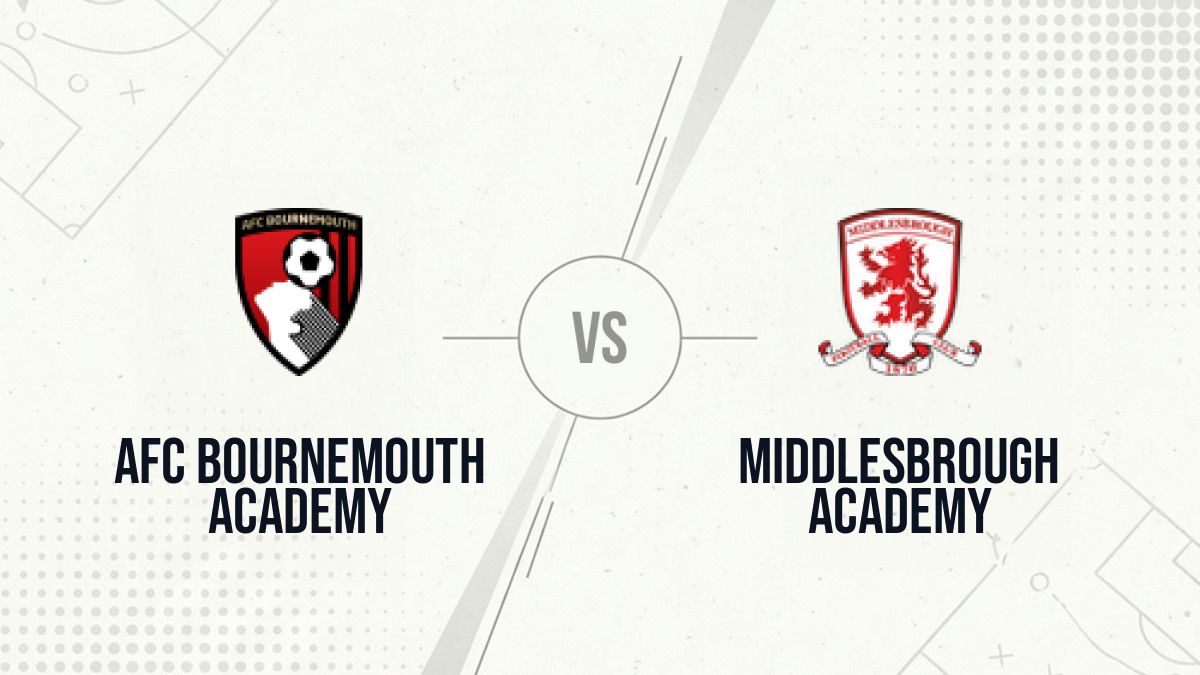 Pronostic AFC Bournemouth Academy Middlesbrough Academy