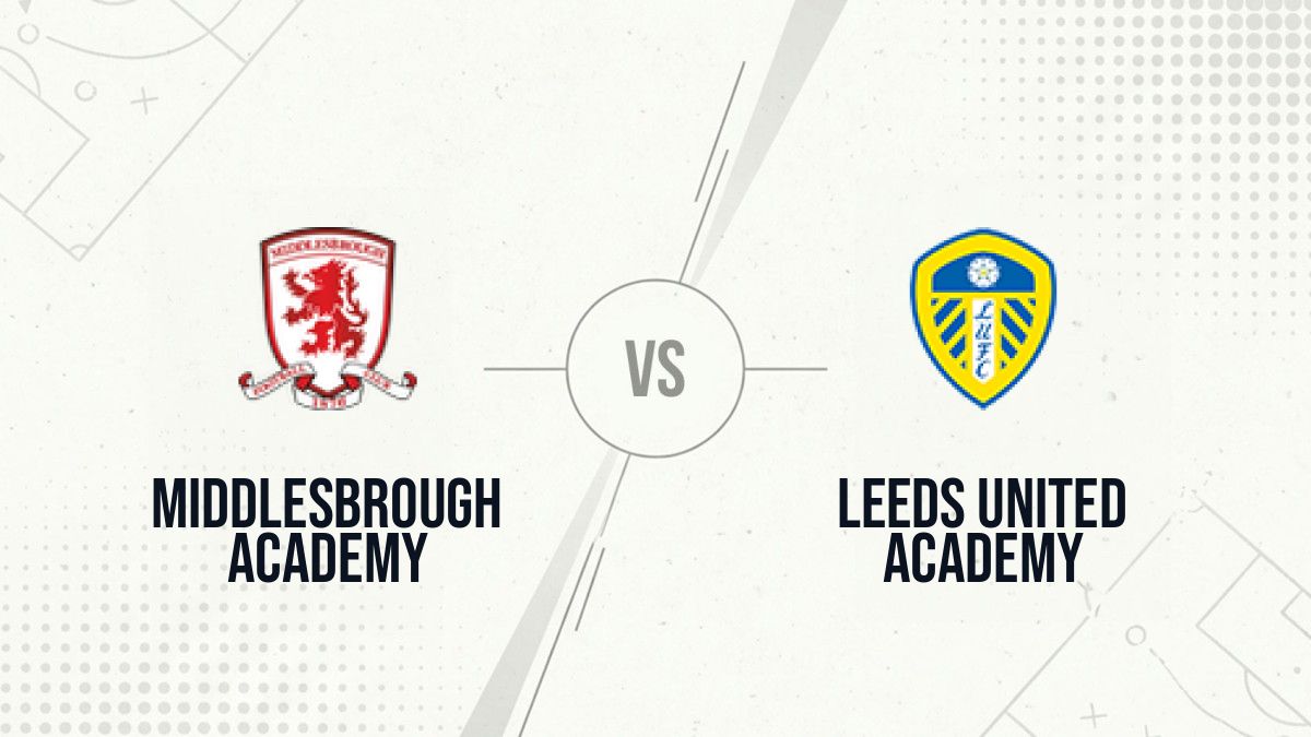 Pronostic Middlesbrough Academy Leeds United Academy