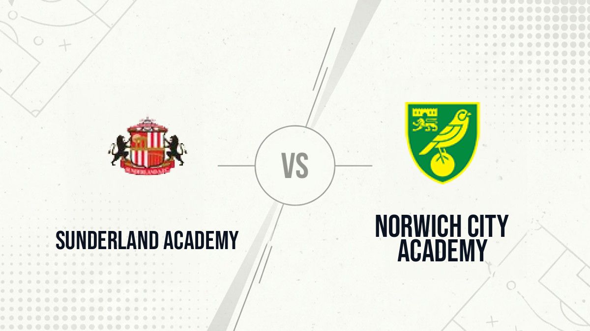 Pronostic Sunderland Academy Norwich City Academy