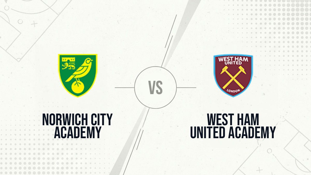 Pronostic Norwich City Academy West Ham United Academy