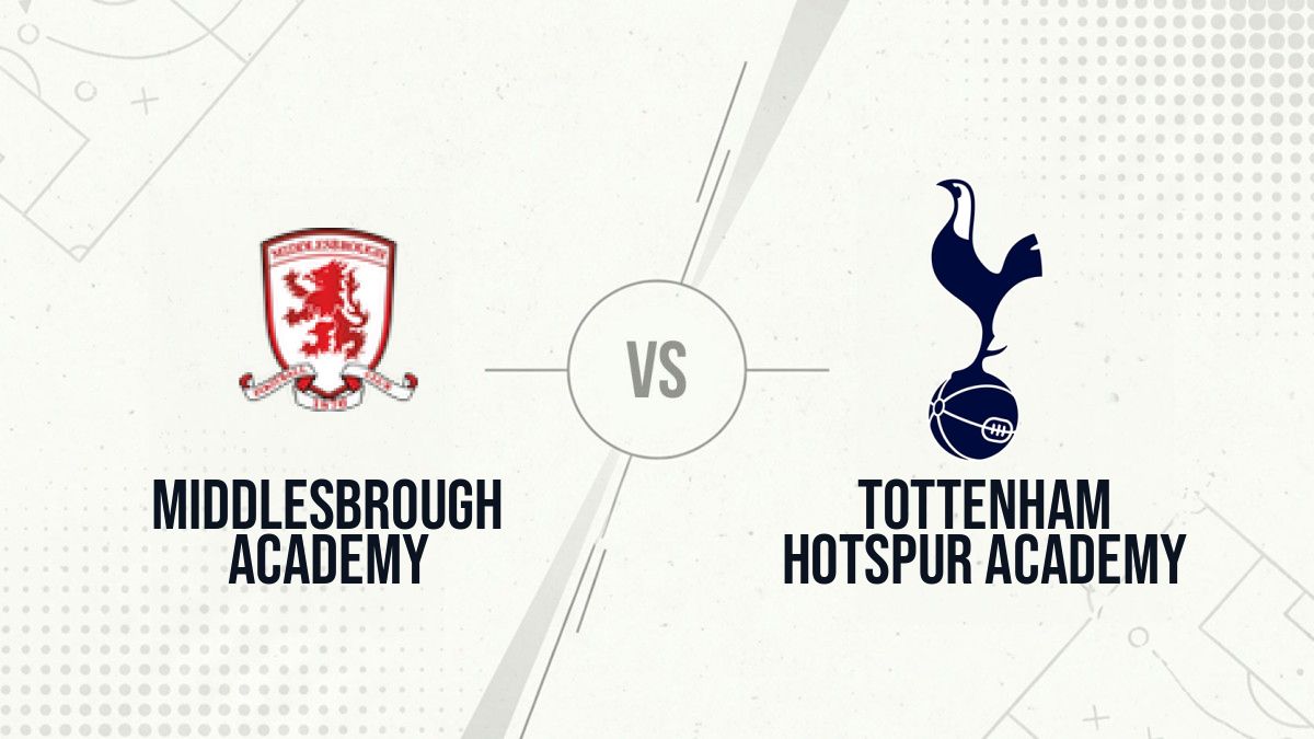 Pronostic Middlesbrough Academy Tottenham Hotspur Academy