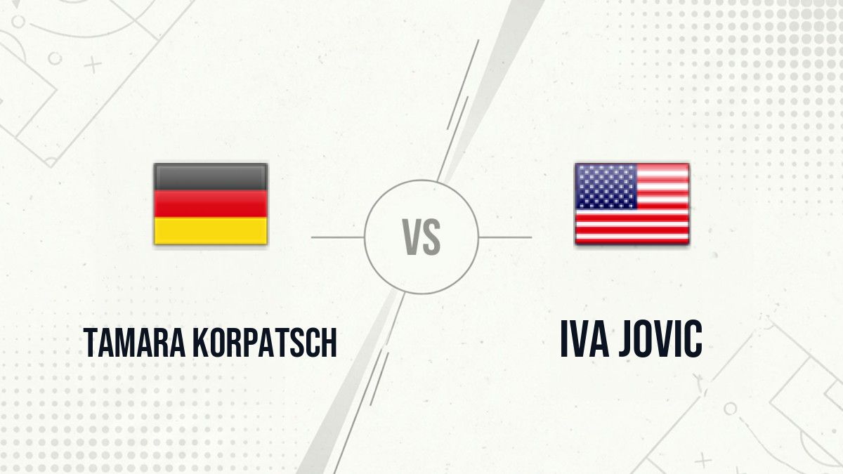 Pronostic Tamara Korpatsch Iva Jovic