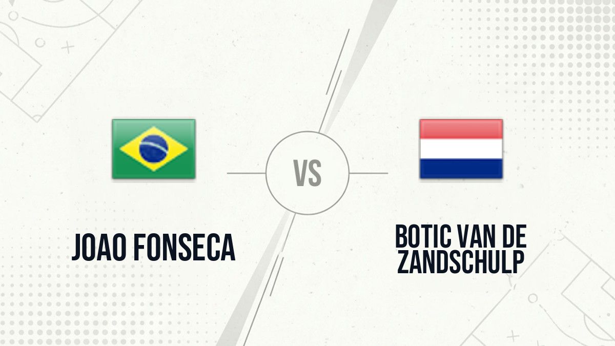 Pronostic Joao Fonseca Botic van de Zandschulp