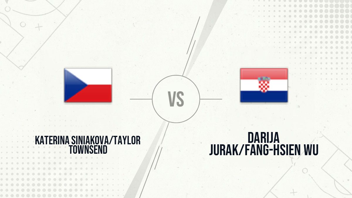 Pronostic Katerina Siniakova/Taylor Townsend Darija Jurak/Fang-Hsien Wu