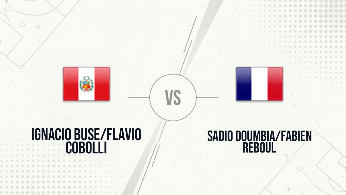 Pronostic Ignacio Buse/Flavio Cobolli Sadio Doumbia/Fabien Reboul