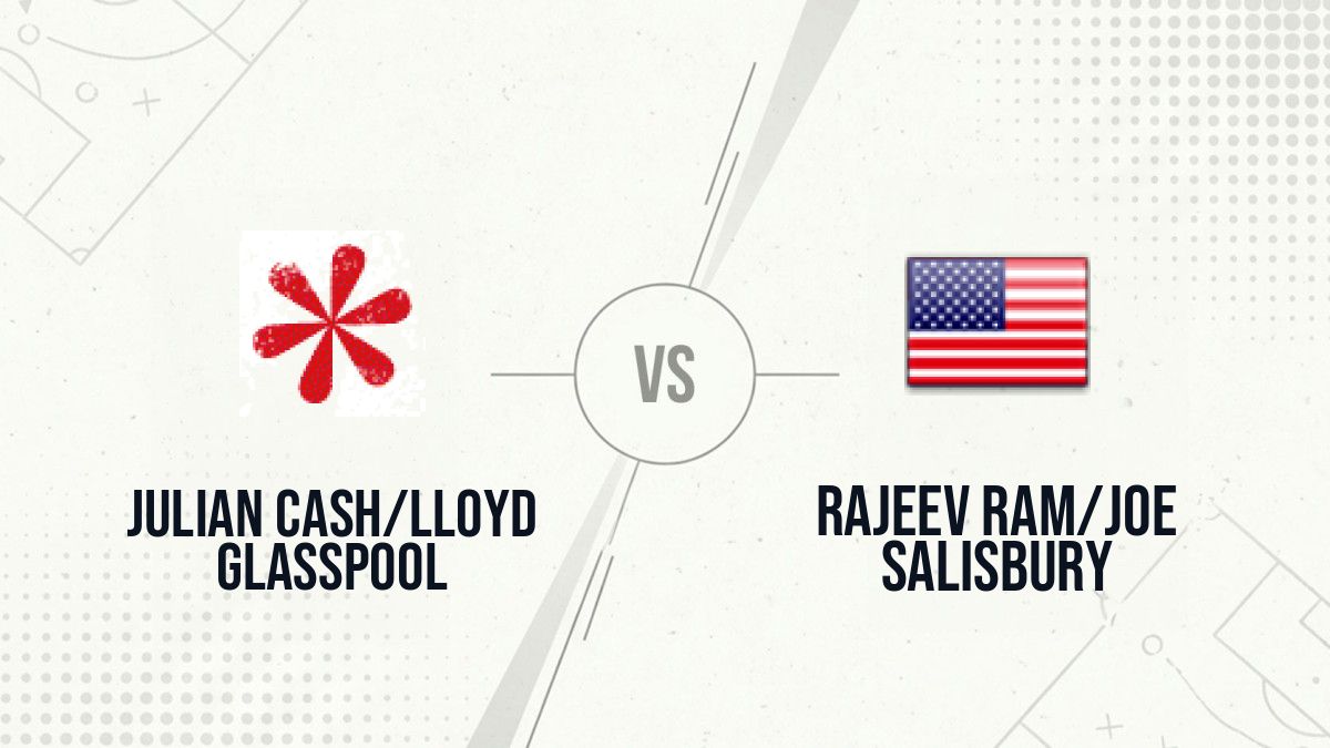 Pronostic Julian Cash/Lloyd Glasspool Rajeev Ram/Joe Salisbury