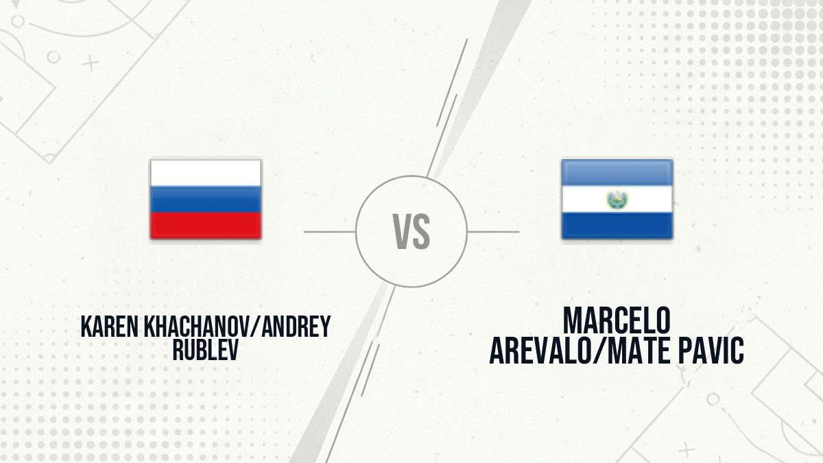 Pronostic Karen Khachanov/Andrey Rublev Marcelo Arevalo/Mate Pavic