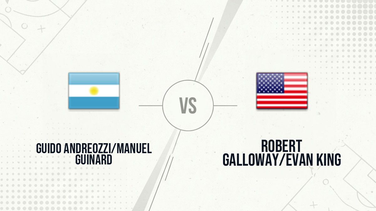Pronostic Guido Andreozzi/Manuel Guinard Robert Galloway/Evan King