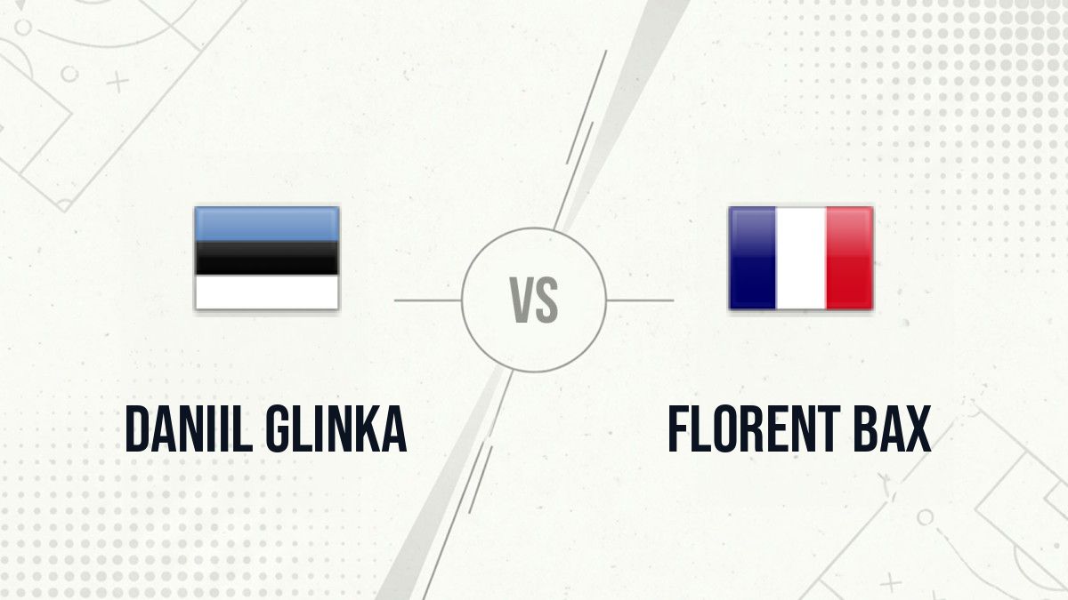 Pronostic Daniil Glinka Florent Bax