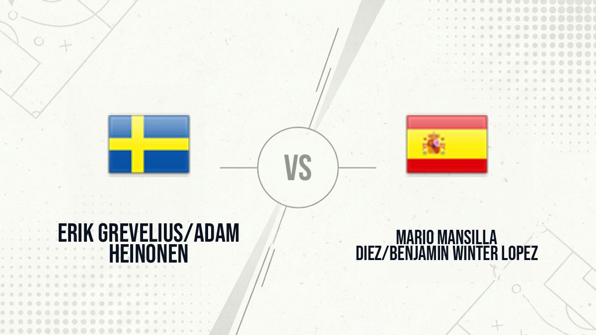 Pronostic Erik Grevelius/Adam Heinonen Mario Mansilla Diez/Benjamin Winter Lopez
