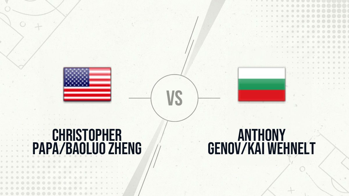 Pronostic Christopher Papa/Baoluo Zheng Anthony Genov/Kai Wehnelt