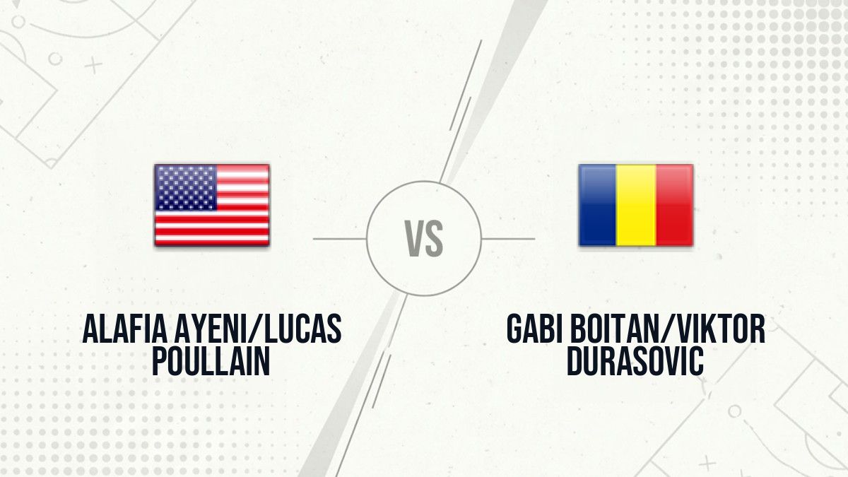 Pronostic Alafia Ayeni/Lucas Poullain Gabi Boitan/Viktor Durasovic