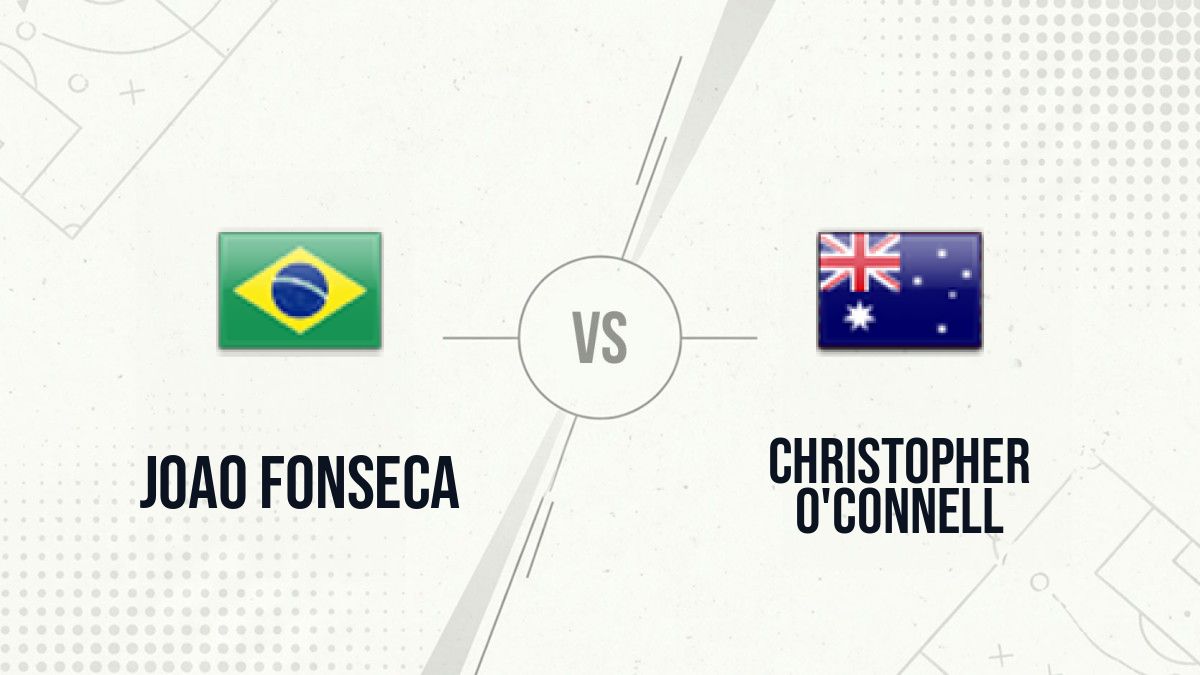 Pronostic Joao Fonseca Christopher O'Connell