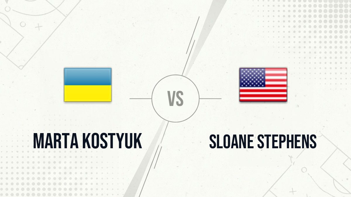 Pronostic Marta Kostyuk Sloane Stephens