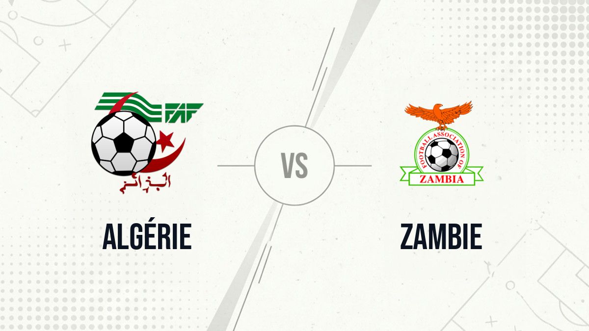 Pronostic Algérie Zambie
