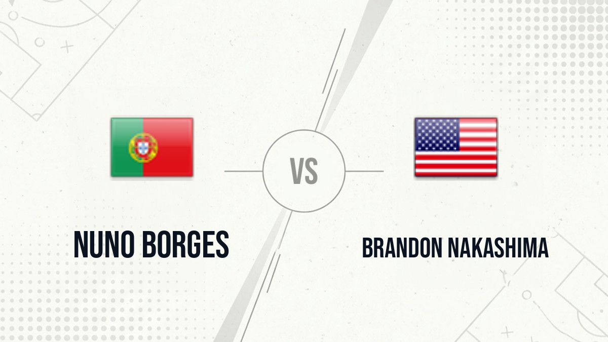 Pronostic Nuno Borges Brandon Nakashima