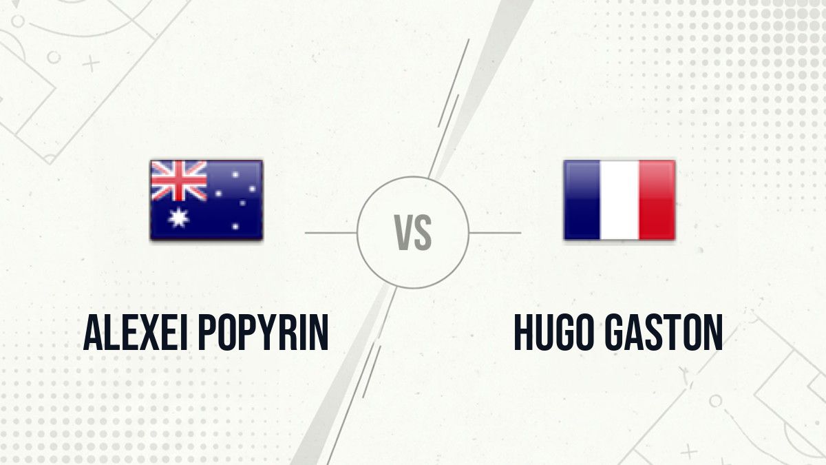 Pronostic Alexei Popyrin Hugo Gaston