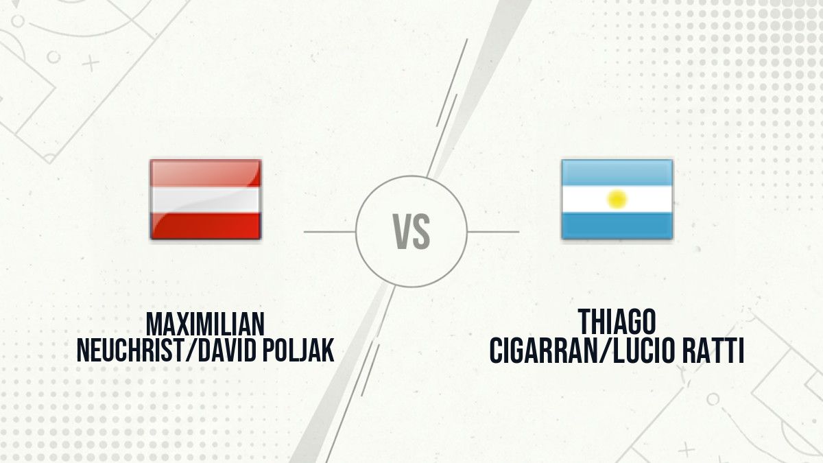 Pronostic Maximilian Neuchrist/David Poljak Thiago Cigarran/Lucio Ratti