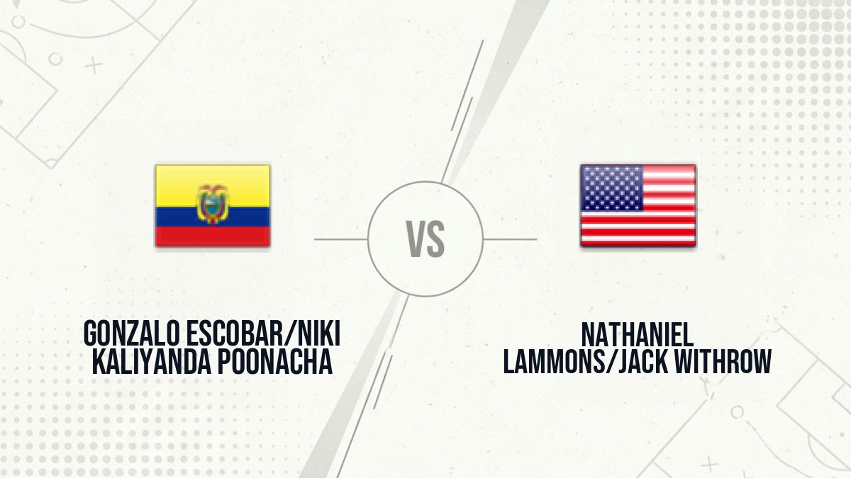 Pronostic Gonzalo Escobar/Niki Kaliyanda Poonacha Nathaniel Lammons/Jack Withrow