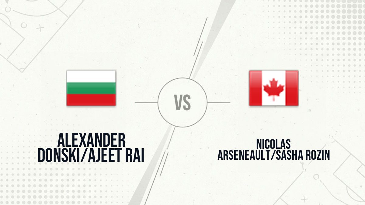 Pronostic Alexander Donski/Ajeet Rai Nicolas Arseneault/Sasha Rozin
