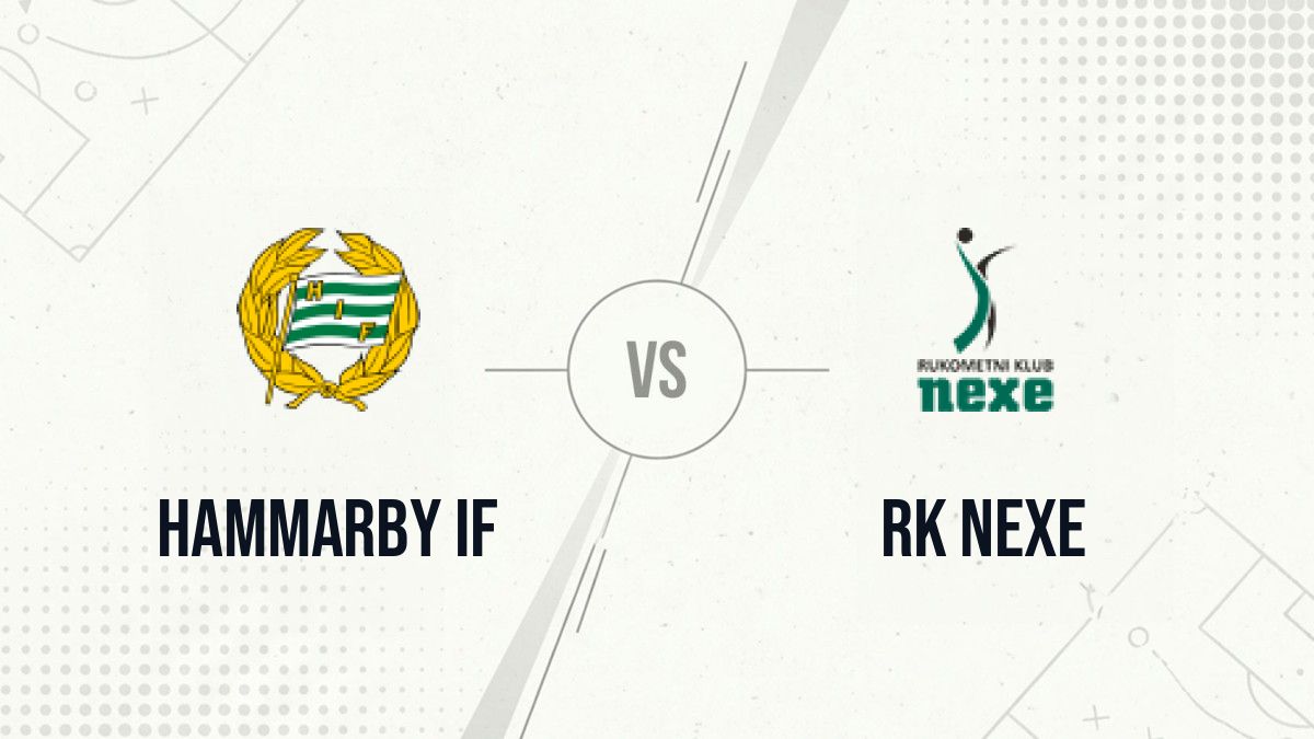Pronostic Hammarby IF RK Nexe