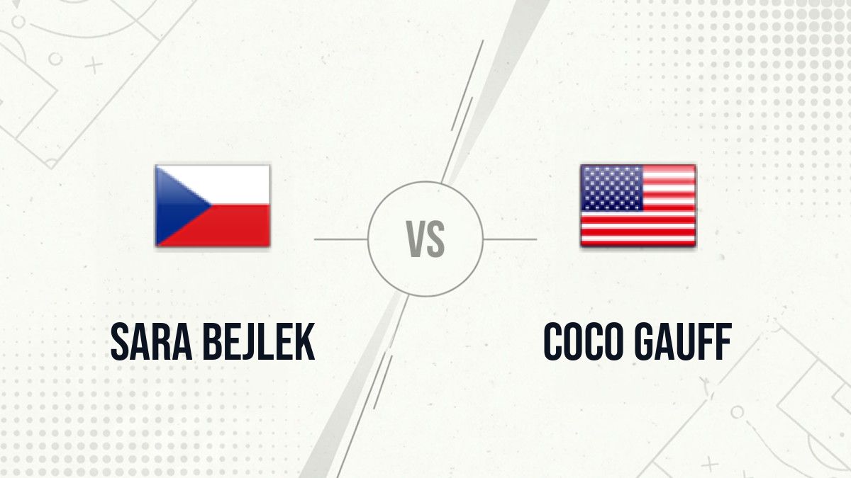 Pronostic Sara Bejlek Coco Gauff
