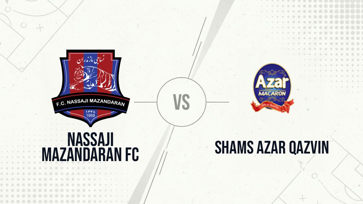 Pronostic Nassaji Mazandaran FC Shams Azar Qazvin
