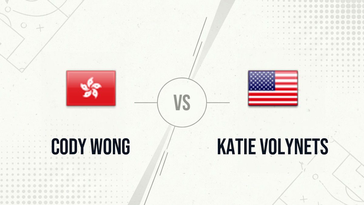 Pronostic Cody Wong Katie Volynets