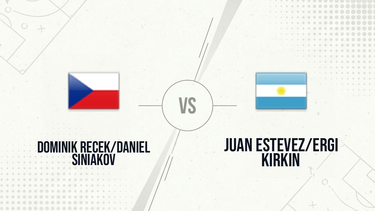 Pronostic Dominik Recek/Daniel Siniakov Juan Estevez/Ergi Kirkin