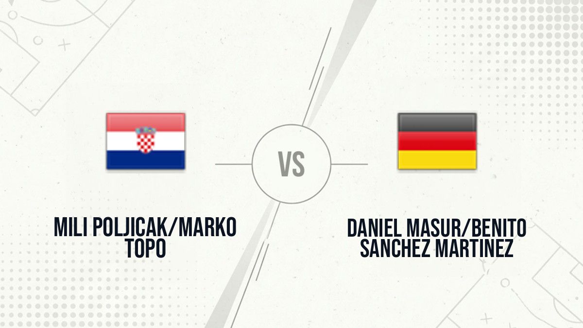 Pronostic Mili Poljicak/Marko Topo Daniel Masur/Benito Sanchez Martinez
