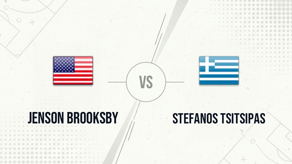 Pronostic Jenson Brooksby Stefanos Tsitsipas